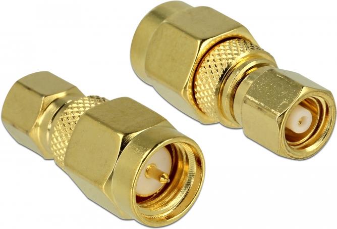 DeLOCK - RF-Adapter - SMC (M) Bis SMA (M)