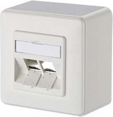 Metz Connect 130B20D20002KE Network Outlet Surface-mount 2 Ports P