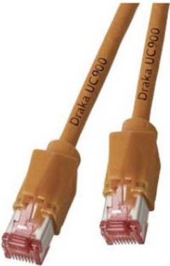 Hersteller: EFB Elektronik RJ45 Patchkabel S/FTP, Cat.6A, TM21, UC900, 1m, Orange Das in Europa Gefertigte Cat.6A RJ45 Patchkabel Gewährleistet Sehr 