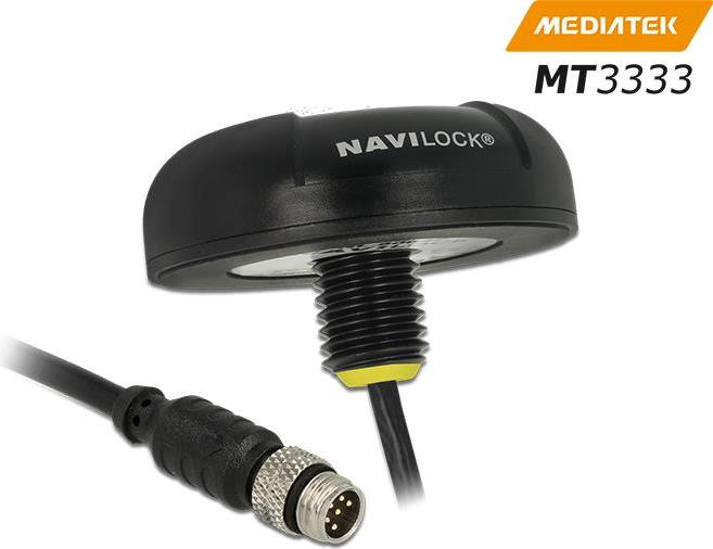Navilock 60326 NL-3331 M8 GPS Receiver Vehicle Tracker Black 1 Pc