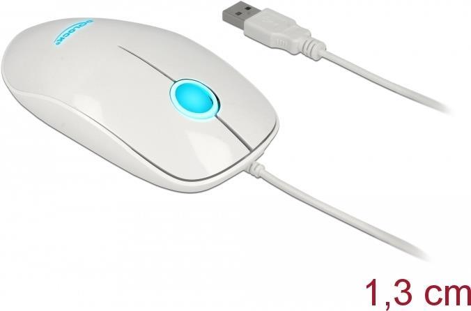 DeLOCK 12537 Maus Beidhändig USB Typ-a Optisch 1200 DPI (12537)