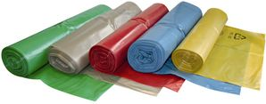 HYGOSTAR Müllsäcke, Blau, 120 Liter, Aus LDPE, 40 My HYGOSTAR, Maße: 700 X 1.100 Mm, - 1 Stück (32556)