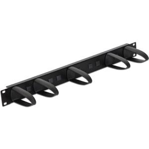 DeLOCK Universal - Kabelmanagement - Rack Montierbar - Jet Black, RAL 9005 - 1U - 48,3 Cm (19) (43345)