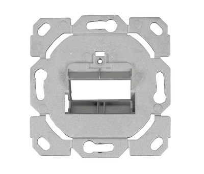 UAE Trägerrahmen Für 2 X Keystone Modul Slimline E-20095, Designfähig Zur Aufnahme Von 2 Keystone Slimline Modulen 40° Schrägauslaß (ET-25090K)