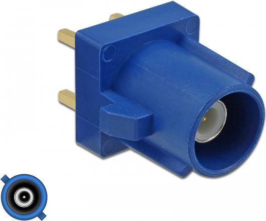 DeLOCK - RF-Anschluss - FAKRA C-Anschluss (S) - Signalblau, RAL 5005 (89729)