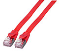 EFB-Elektronik - Patch-Kabel - RJ-45 (M) Bis RJ-45 (M) - 25 Cm - U/FTP - CAT 6a - Geformt, Flach - Rot (K5545RT.0,25)