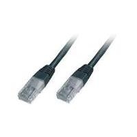Wentronic Goobay CAT 5e Patchkabel, U/UTP, Schwarz, 0.5 M - CCA Kupfergemisch (68643)