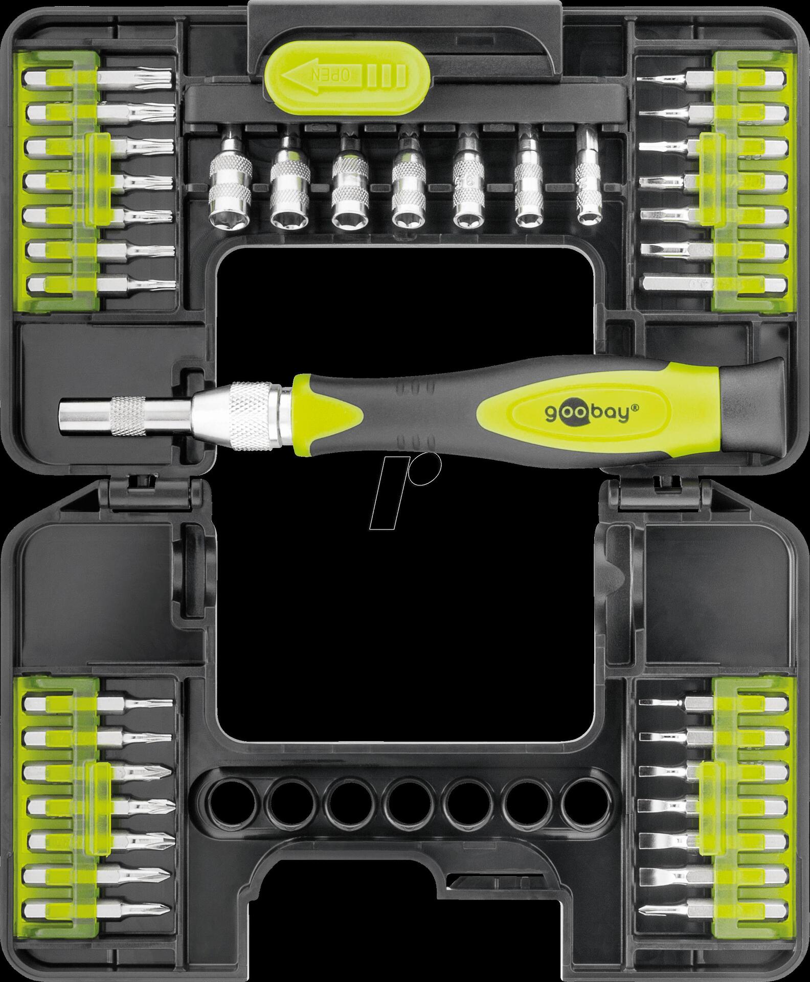 Goobay Screwdriver Set - 37 Pieces