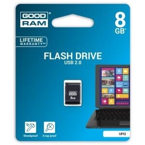 Goodram 8GB USB 2.0 - USB 2.0 - Typ a - Mac OS X 10.5 Leopard - Mac OS X 10.6 Snow Leopard - Mac OS X 10.7 Lion - Mac OS X 10.8 Mountain Lion - - Kapp