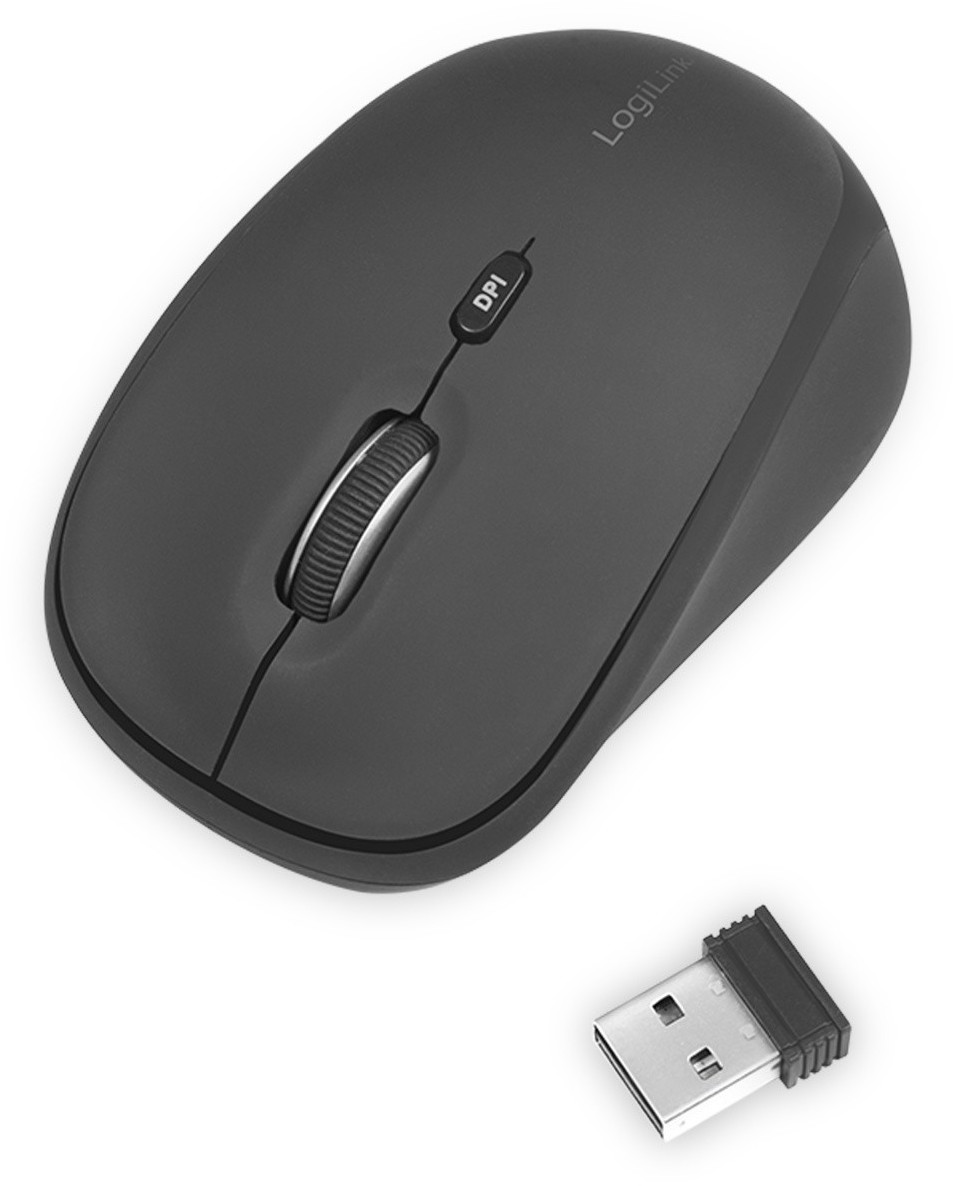 LogiLink ID0193 Mouse Office Right-hand RF Wireless Optical 1600 DPI