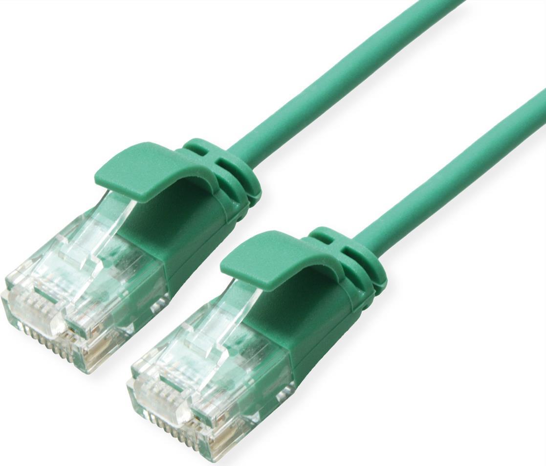 ROLINE 21.15.3932 Netzwerkkabel Grün 0,5 M Cat6a U/UTP (UTP) (21.15.3932)