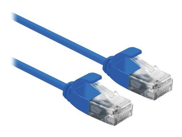 ROLINE UTP DataCenter Patchkabel Kat.6A, LSOH, Slim, Blau, 0,15 M (21.15.3940)
