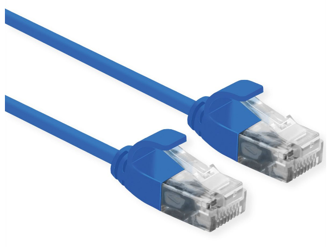 ROLINE 21.15.3945 Networking Cable Blue 2 M Cat6a U/UTP (UTP)