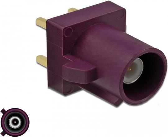 DeLOCK - RF-Anschluss - FAKRA D-Anschluss (S) - Claret Violet, RAL 4004 (89730)