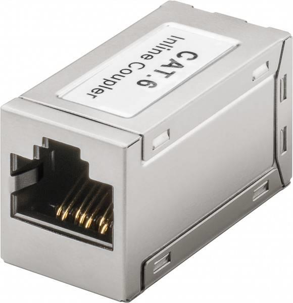Goobay RJ45 Modularkupplung/Verbinder, CAT 6, CAT 6 - RJ45-Buchse (8P8C) > RJ45-Buchse (8P8C) (15217)
