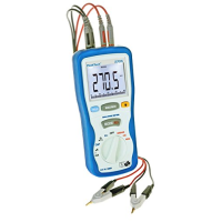 Peaktech 2705 - Digital-Milliohmmeter with 4 Pin Kelvin Test Leads, Distance Measurement, TÃV/GS, Multimeter, Continuity Tester, LCD Display with