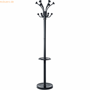 MAUL Nubis - Stummer Diener - Edelstahl - Schwarz - 20 Stück(e) - 6 Kg (94070)