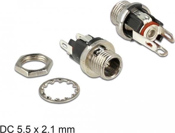 Delock 89910 Connector Socket Built-in 5.5 Mm 2.1 Mm 1 Pc(s) ELV C