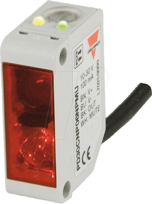 Carlo Gavazzi Through Beam Photoelectric Sensor, Rectangular Sensor