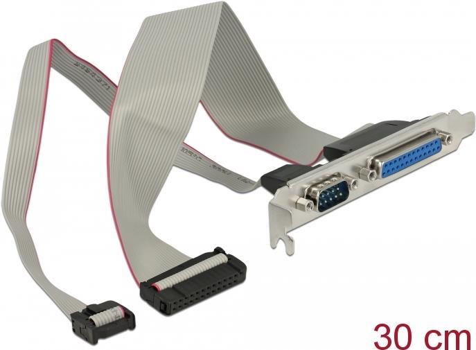 Delock Slotblech > 1 X Parallel, 1 X Seriell Belegung: Gedreht (85644)