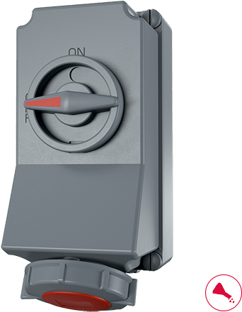 MENNEKES Elektrotechnik GmbH & Co. KG Wanddose DUO 32A 4polig 6h 400V IP67 (7287)