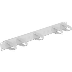 DeLOCK Universal - Kabelmanagement - Rack Montierbar - Hellgrau, RAL 7035 - 1U - 48,3 Cm (19) (43346)