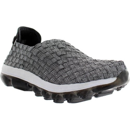 Women's Bernie Mev Gummies Gem Slip-on Sneaker, Size: 40 M, Pewter Stretch Nylon