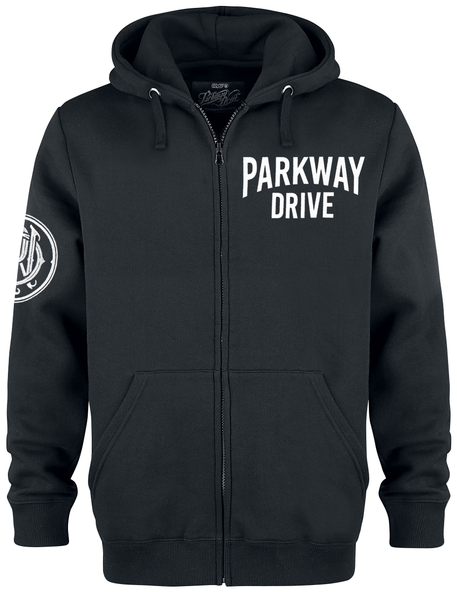 Parkway Drive None Survive Hooded Zip Black