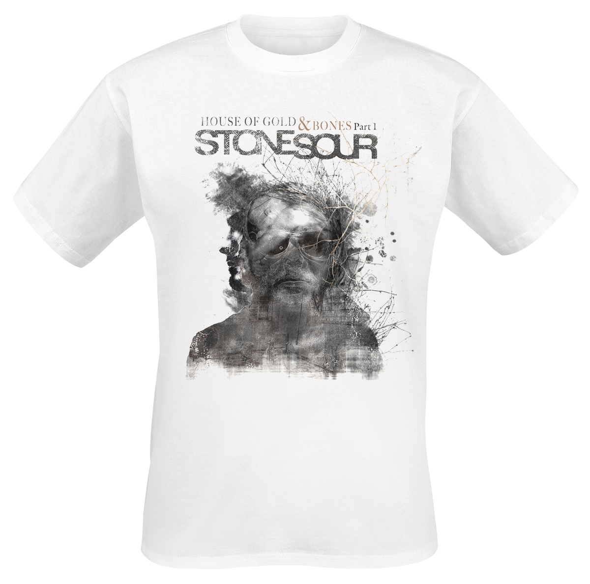 Stone Sour Vintage House of Gold & Bones T-Shirt White