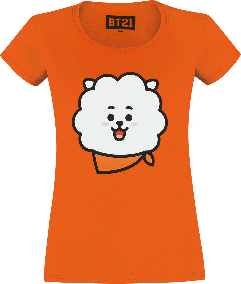 BT21 RJ T-Shirt Orange