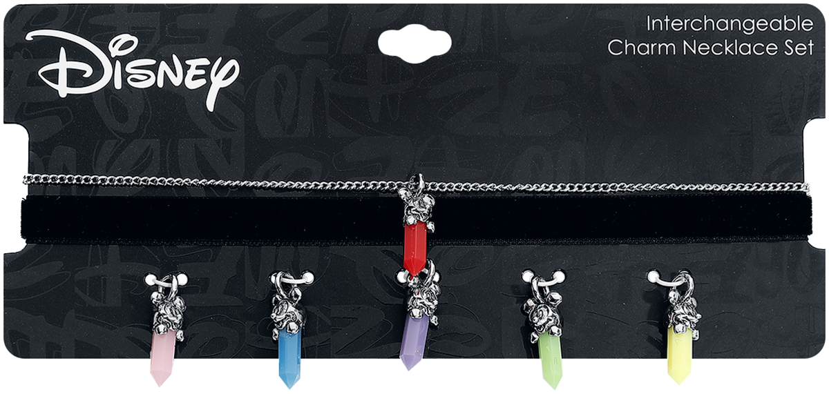 Mickey Mouse Rainbow Charms Choker Multicolour