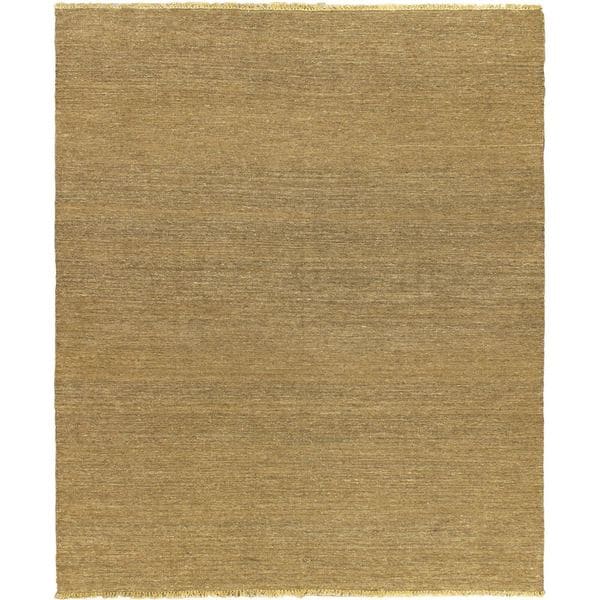 Hand-woven Natural Brown Wool Rug (6'7 X 8'2)