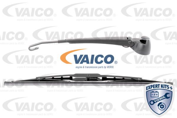 VAICO V10-5075 Wiper Arm Set, Window Cleaning with Integrated Wiper Blade, Rear, EXPERT KITS +