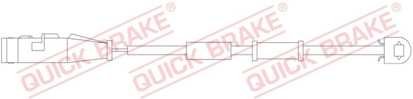 QUICK BRAKE WS 0255 a Brake Pad Wear Sensor Axle Kit