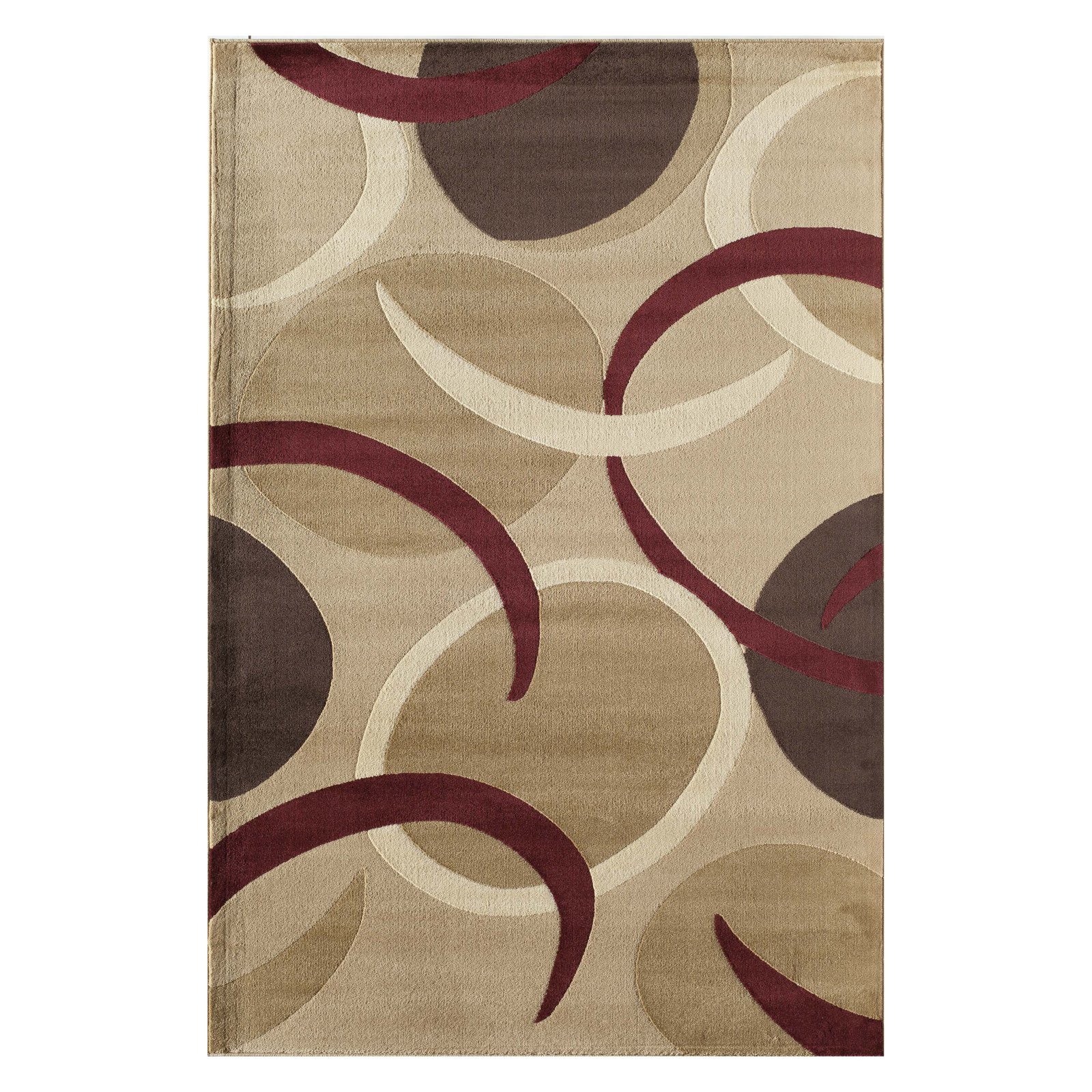 Rugs America Capri Collection Tex 4875 Contemporary Geometric Area Rug 7'10