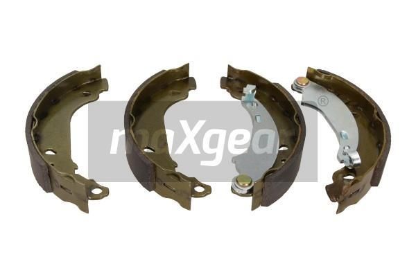 MAXGEAR 19-0255 Brake Shoes Rear Axle, with Handbrake Lever