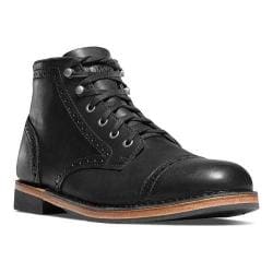 Men's Danner Jack II Brogue Ankle Boot Black Full Grain Leather