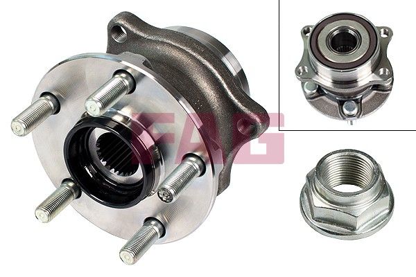 FAG 713 6222 10 Wheel Bearing Kit Photo Corresponds to Scope of Supply, with ABS Sensor Ring
