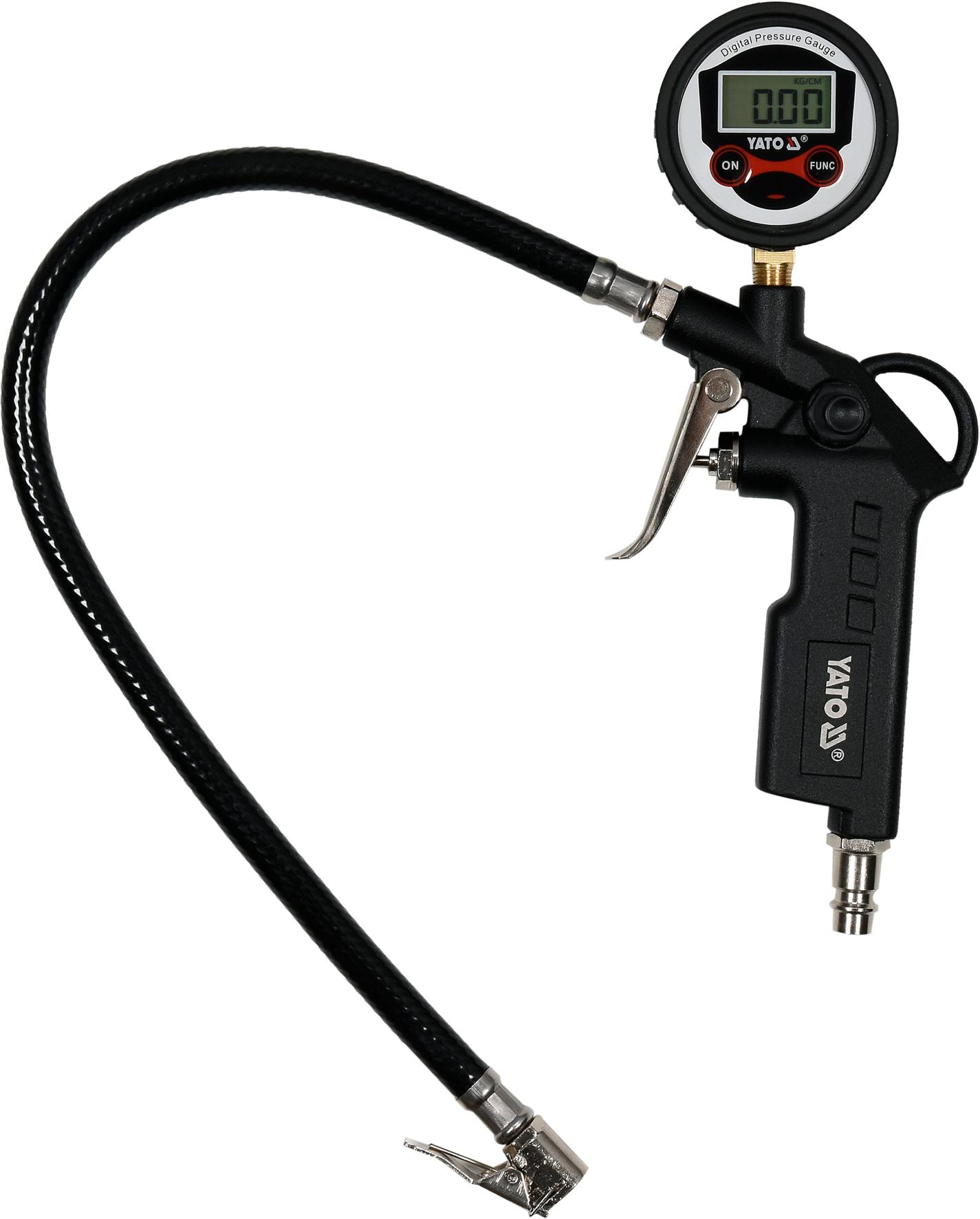 YATO Compressed Air Tyre Gauge / -Filler