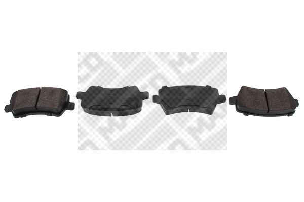 MAPCO 6974 Brake Pad Set Rear Axle