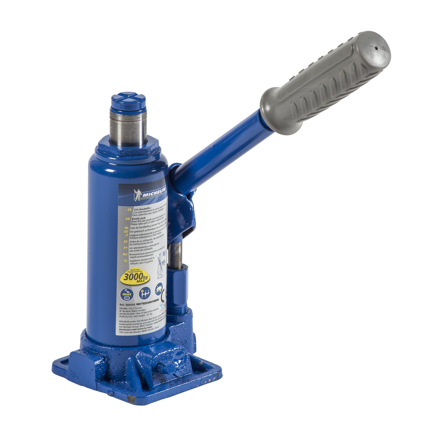 Michelin 009559 Jack 3t, Bottle Jacks, Hydraulic, SUVs
