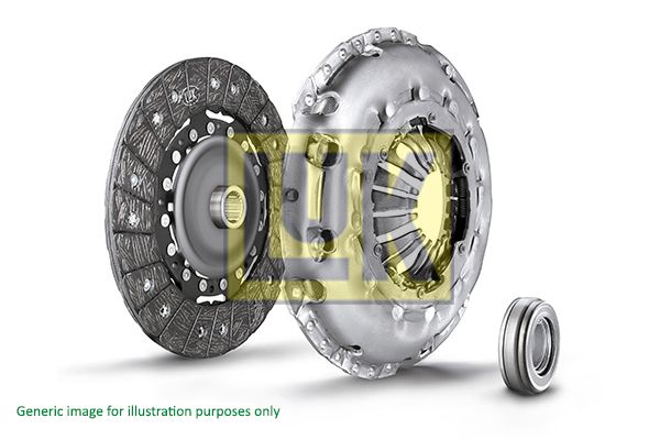 LuK 622 0489 00 Clutch with Clutch Release Bearing