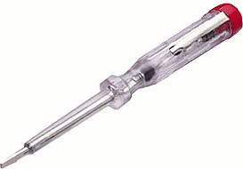 Cimco 111288 Schraubenzieher Zur Spannungsprüfung Metallisch - Rot - Transparent (111288)