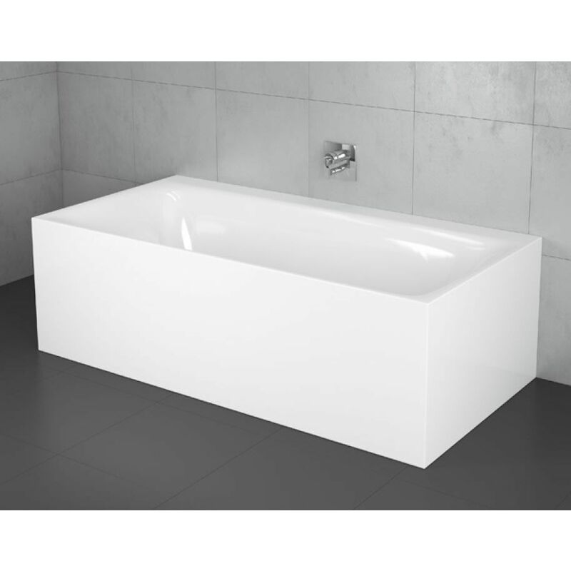Bette Lux I Silhouette Side 3460 CWVVS, 170x85x45 Cm S H: 58 Cm Wand Wei, 3460-000CWVVS 3460-000CWVVS