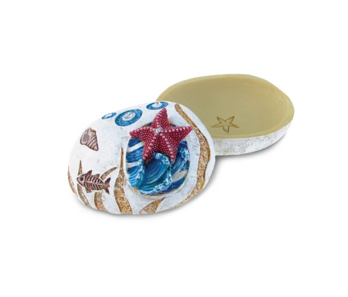 Puzzled Plastic Stone Resin Jewelry Box