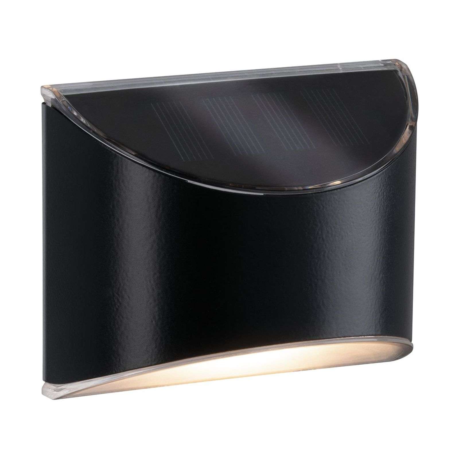 Paulmann 94233 Elliot Solar Outdoor Wall Light 0.05W Warm White an
