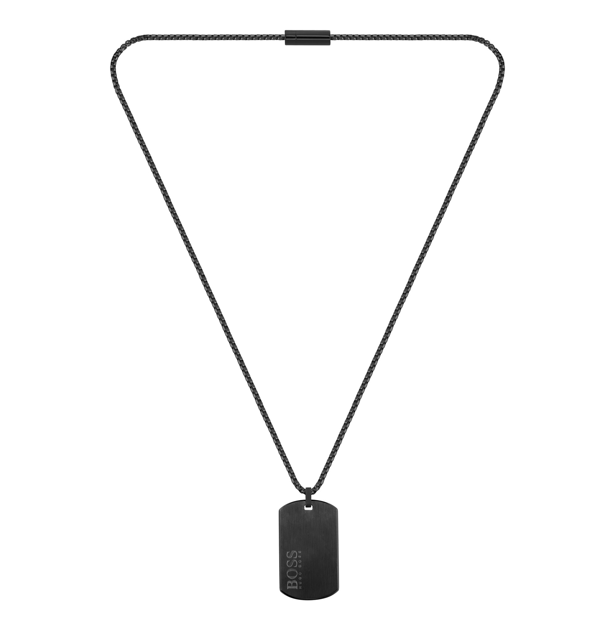 Hugo Boss Black Men's Necklace with Military Insignia ID 1580052