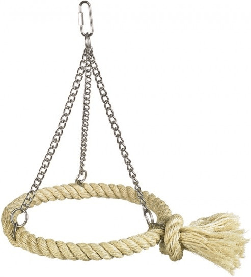 Bird Cage Toy Nobby Pet Sisal Schaukel Ring