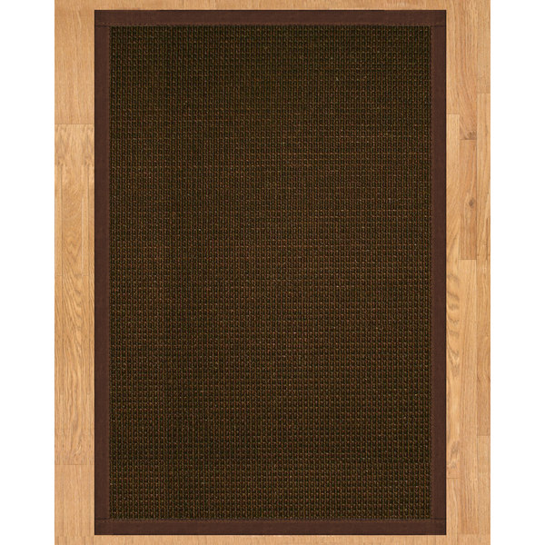 Valencia (3' X 5') Sisal Rug, Brown Cotton Border