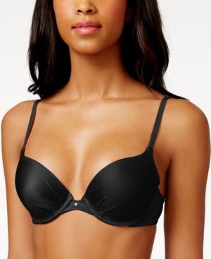 Maidenform Comfort Devotion Tailored Plunge Push up Bra (Black 36C) Model: 9442